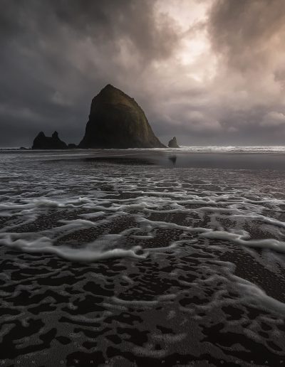 Cannon Beach storm, photographed by Jason Darr